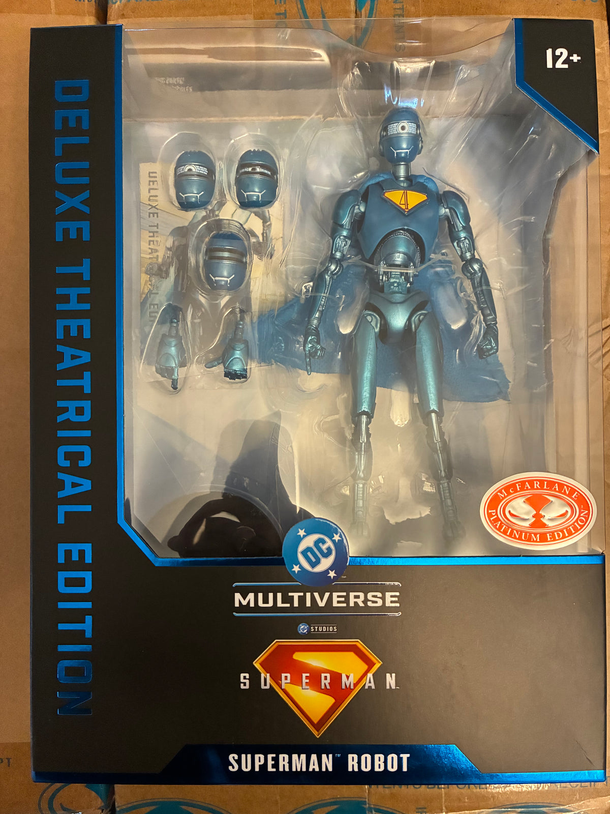 Superman Deluxe Movie 6 figure Lot