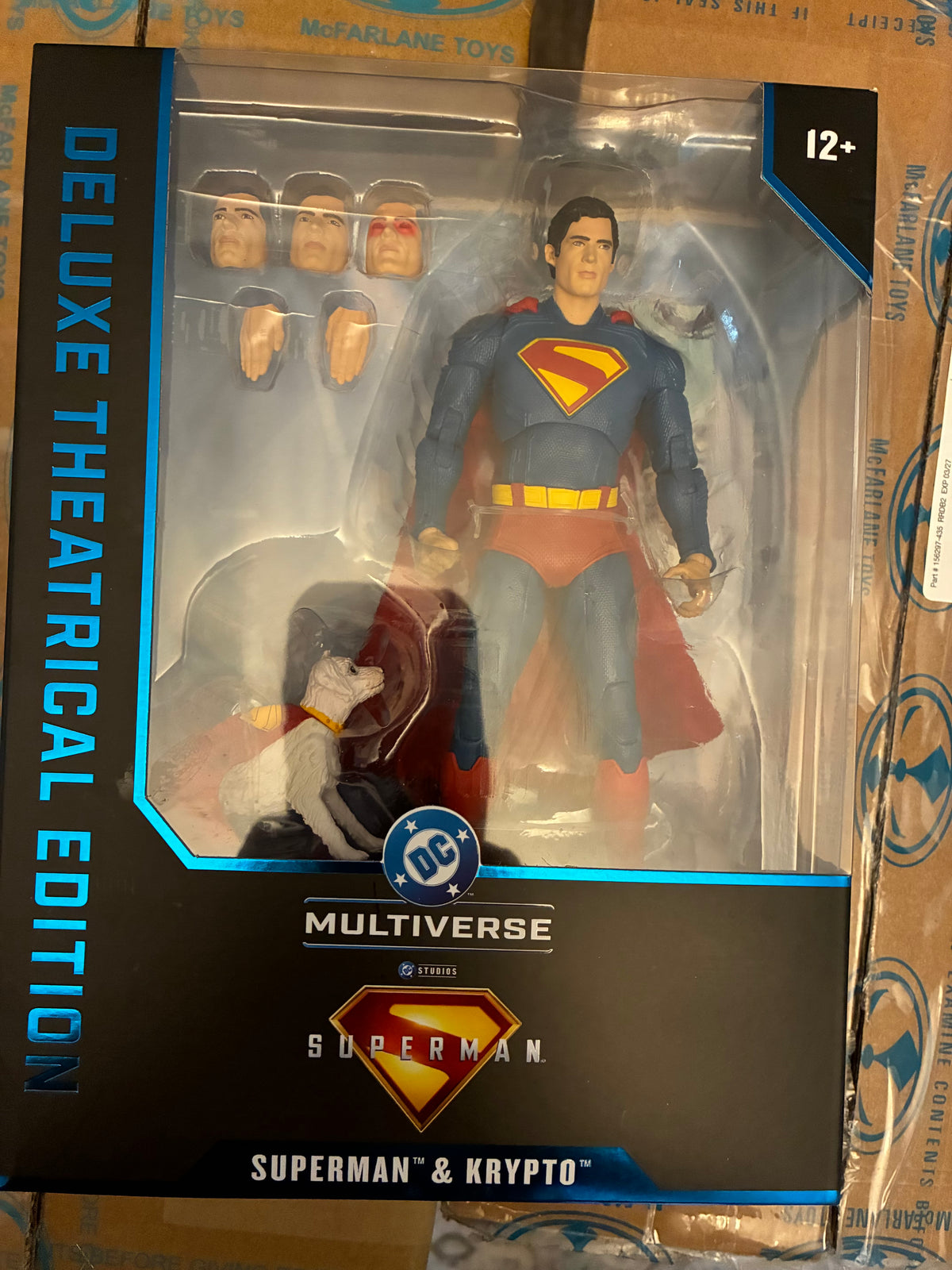 Superman Deluxe Movie 6 figure Lot